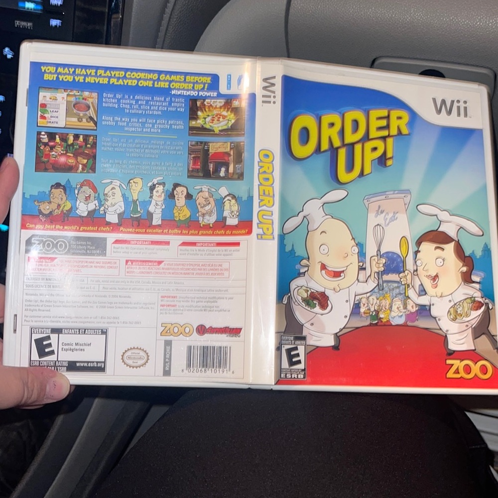 Order Up Wii game